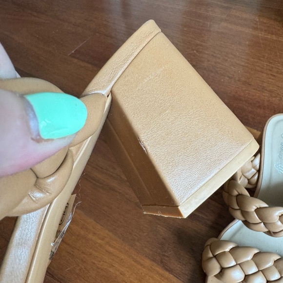 Pink Lily Camel Double Strap Heels - Picture 4 of 5